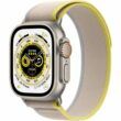 Apple - Apple Watch Ultra Titanium Cellular 49mm Trail Loop geel/beige S/M black friday deals