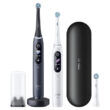 Coolblue - Oral-B iO Series 8 Zwart en Wit Duo Pack met extra opzetborstel black friday deals