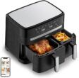 Amazon - Tefal EY9018 Easy Fry Dual 8.3L XXL heteluchtfriteuse black friday deals