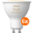 Coolblue - Philips Hue White Ambiance GU10 6-pack black friday deals