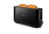 Philips - Broodrooster – lange sleuf, zwart black friday deals