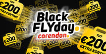 Corendon - Black FLYday Vakantiedeals van Corendon black friday deals