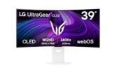 LG - LG UltraGear™ 39-inch OLED 240Hz WQHD Curved Smart Gaming Monitor black friday deals