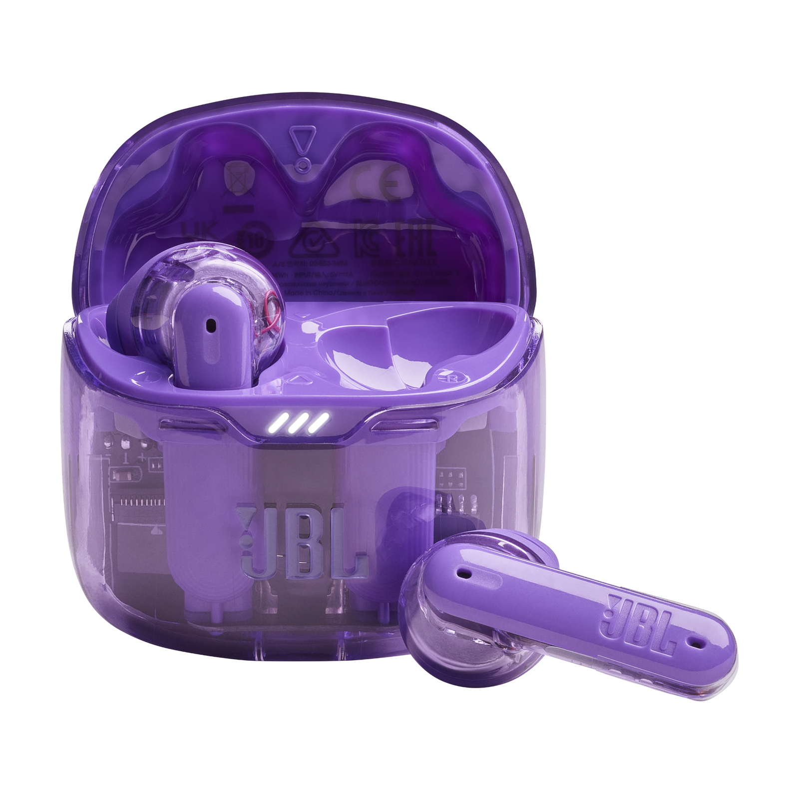 JBL - JBL Tune Flex Ghost Edition Ghost Purple black friday deals