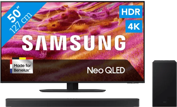 Coolblue - Samsung 50″ Neo QLED QN90F 4K (2025) + Samsung HW-Q600F (2025) black friday deals