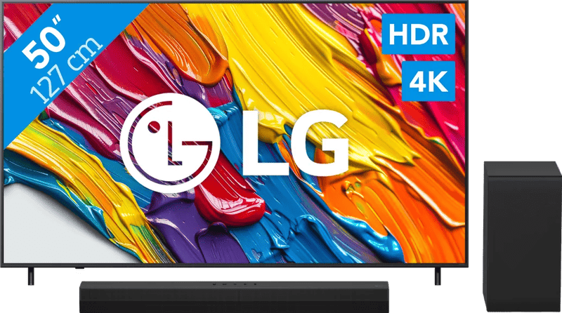 Coolblue - LG 50″ QNED82 4K (2025) + LG DS40T black friday deals