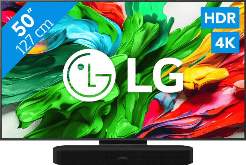 Coolblue - LG 50″ QNED86 EVO 4K (2025) + Sonos Beam Gen2 Zwart black friday deals