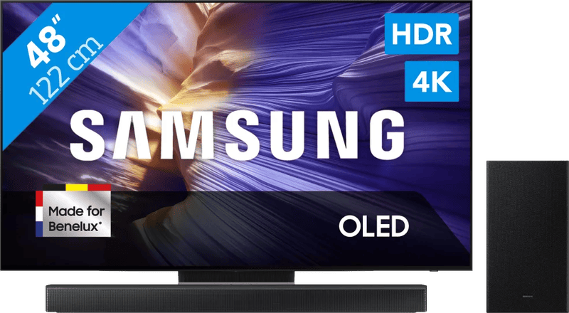 Coolblue - Samsung 48″ OLED S90F (2025) + Samsung HW-B66CF Zwart black friday deals