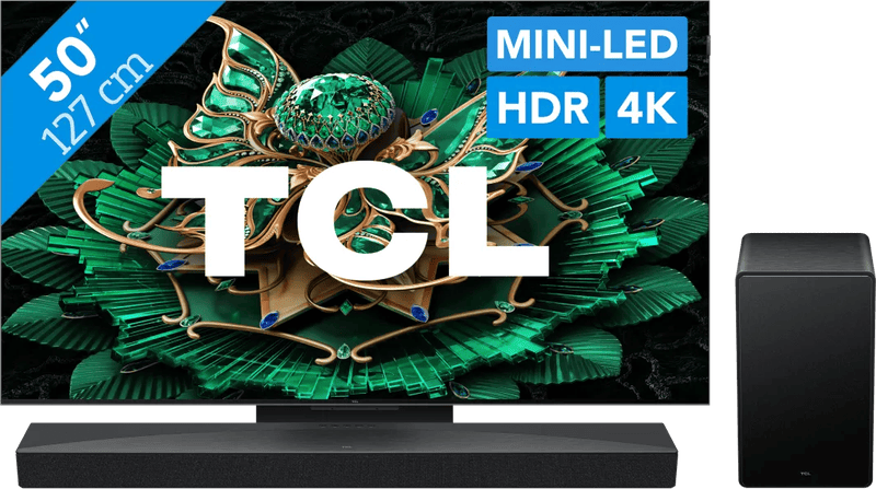 Coolblue - TCL 50″ QD Mini-led C71K 4K (2025) + TCL Q65H black friday deals