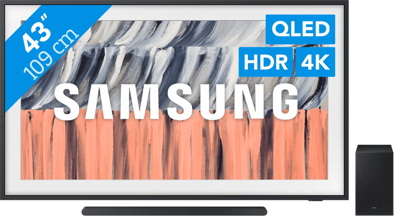 Coolblue - Samsung The Frame 43″ (2026) + Samsung HW-S700D Zwart (2024) black friday deals
