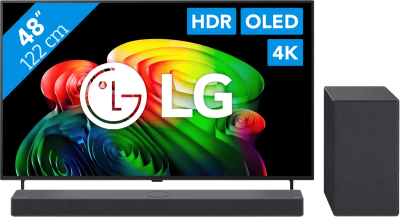 Coolblue - LG OLED 48″ B6 (2026) + LG DS40T black friday deals