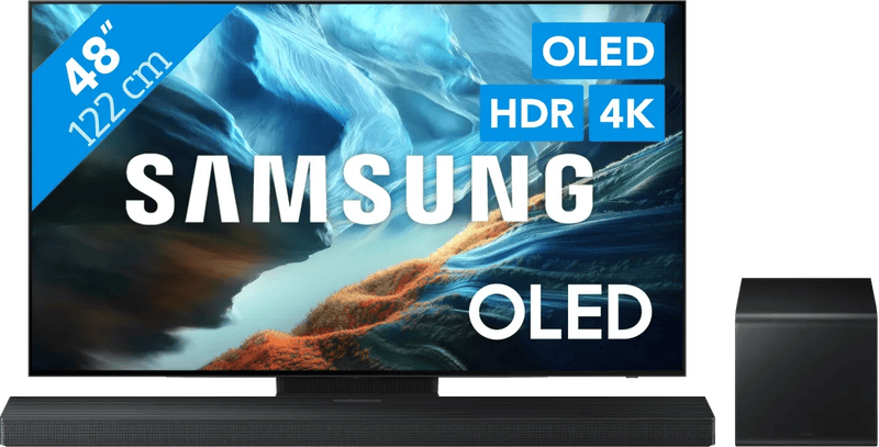 Coolblue - Samsung OLED 48″ S90H (2026) + Samsung HW-QS700F (2025) black friday deals