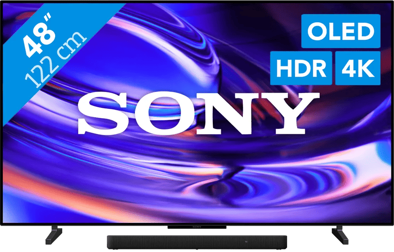 Coolblue - Sony Bravia 6 48″ OLED (2026) + Sony HT-S2000 Zwart black friday deals