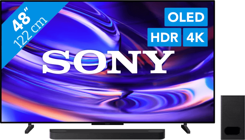 Coolblue - Sony Bravia 6 48″ OLED (2026) + Sony Bravia Theatre Bar 6 Zwart black friday deals