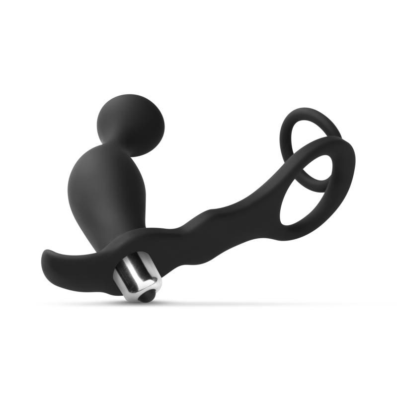 EasyToys - Prostaat Vibrator & Cock- en Balring – Zwart black friday deals