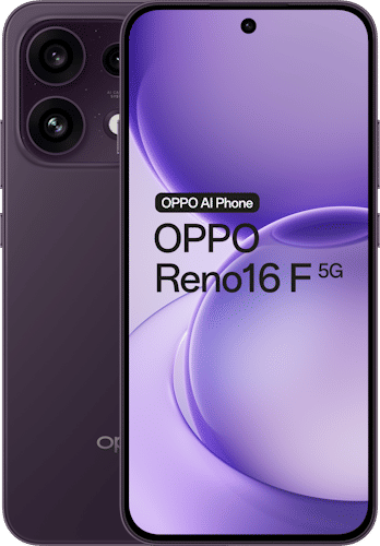 Simyo - OPPO Reno16 F 5G 256 GB + 40 GB voor €29,50 p/m black friday deals