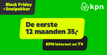 KPN - 12 maanden korting op Internet en TV black friday deals