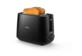 Philips - Toaster – 2 slice, wide slot, Black black friday deals