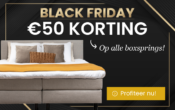 Dekbed-discounter - €50 korting op alle boxsprings black friday deals