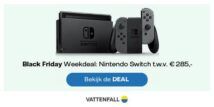Vattenfall - Gratis Nintendo Switch cadeau t.w.v. €285 black friday deals