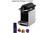 MediaMarkt - Magimix Nespresso Pixie Nespresso-machine Metaalgrijs black friday deals