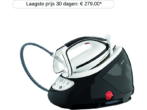 MediaMarkt - Tefal Pro Express Ultimate Gv9550 Stoomgenerator Zwart black friday deals