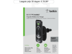 MediaMarkt - Belkin Belkin Magsafe Compatibel Wireless Car Vent Mount + Charger black friday deals